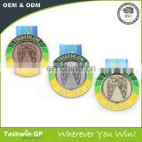 Custom Shape Medals With Soft Enamel Proess , Sublimation Printing Ribbon thumbnail-3