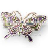 Metal Brass Etching With Enamel Bookmark