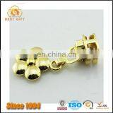 Guangdong Factory Wholesale Custom Garment Accessories Jacket Gold Metal Flower Zippers thumbnail-5