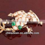 Luxury Rhinestone Frog Keychain With Carabiner CD-KD023 thumbnail-1