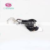17*46 mm Black Virgin Marry Jewelry Necklace Drop Pendant Crystal Tray for Cabochon thumbnail-3