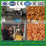 Stainless Steel Automatic Gas Ball Round Popcorn Maize Making Machine With Bucket and Kernels thumbnail-5