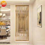 JYFQ0100 Shopping Mall Hall And Dining Metal Panels Stainless Steel Room Divider Cut Decorative Interior Metal Screen Partition thumbnail-5