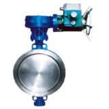 D973H/F/X-6C/10C/16C/25 Triple Eccentric Hard Seal Motorized Driven Wafer Type Butterfly   Cast Steel and Stainless Steel Butterfly Valve