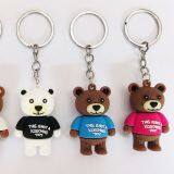 Plastc Animal Key Chain /3cm Colorful Plastic Key Ring Gift thumbnail-3