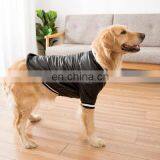 Fashion Leather Jacket Big Dog Black Baseball Coats Large Dog Two Feet Letter PU Clothes 3XL-8XL thumbnail-3