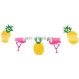 Colorful Design Christmas Party Felt Flag Pennant thumbnail-5