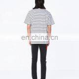 DiZNEW Design Your Own Oversize Mercerized Cotton Short Sleeve Striped t Shirt thumbnail-6