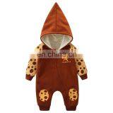 RTS Winter and Autumn Baby Hoodies Cartoon Romper Baby Jumpsuit thumbnail-1