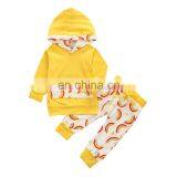 RTS Rainbow Hoodie Outfit Track Suit Set Kids Fall Clothing thumbnail-1