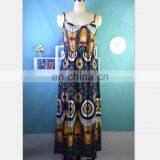 2019 New Summer Flower Family Matching Clothing Mom Girl Long Maxi Dress Mother Daughter Matching Dress thumbnail-6