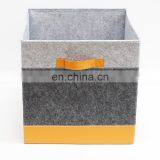 Fashion Custom Clothing Storage Organizer Cube Small Foldable Fabric Felt Storage Box thumbnail-6
