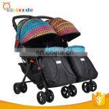 Factory OEM Aluminum Alloy Frame 12 Wheels Twins Baby Stroller thumbnail-3