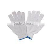 White Cotton Knitted Gloves Work Gloves LG067 thumbnail-2