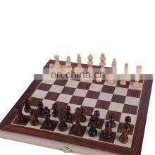 High Quality Wooden Various Sizes Foldable Portable Puzzle Board Game Luxury Wooden Chess Board Games thumbnail-5