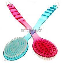 Best Selling Long Handle Brushing Plastic Dry Body Bath Brush thumbnail-3