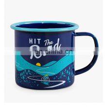 Custom 250ml Vintage Reusable Mini Shape Enamel Tumbler for Promotion thumbnail-2