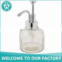 Trade Assurance Multi-Colors 304 Stainless Steel 16 Oz Glass Plastic Clear Glass Bottle With Pump Dispenser With Lid thumbnail-4