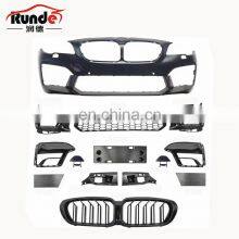 Runde Car Modification PP Material Front Bumper For BMW 5 Series F10 F18 Upgrade to 2021 G30 M5 Style thumbnail-2