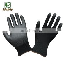 4SAFETY PU Palm Coated Antistatic Work Gloves CE EN388