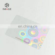 5 Mil Clear ID Card Size Holographic Laminating Pouches thumbnail-5