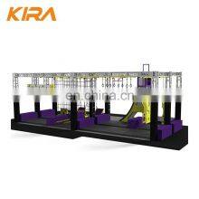 Hot Sale High Quality Different Style Kids Play Indoor Playground Equipment Ninja Warrior Obstacle Course for Kids thumbnail-4
