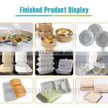 Biodegradable Bagasse Pulp Tableware Plate Lunch Food Box Making Machine Disposable Paper Dish Making Machine thumbnail-2