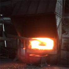 Natural gas industrial gold iron sheet melting furnace