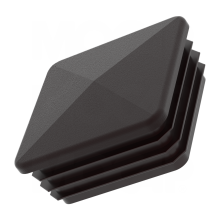 40MM Square Tube End Caps Insterts Pyramide Type thumbnail-3