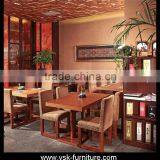 DT-081 Southeastern Style Wooden Dining Set Table & Chair