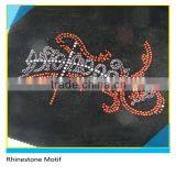 Iron on Rhinestone Transfer Customize Size Glass Crystal Fashion Design For Shoes thumbnail-5