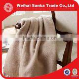 Super Soft Plain Dyed Coral Fleece Blanket