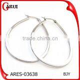 Latest Tops Designs Girls Earrings Gold Plate Big Hoop Earrings thumbnail-6