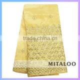 Mitaloo Hot Selling Low MOQ George Lace Graceful Style George Lace Fabric For Wedding MGP0037 thumbnail-3