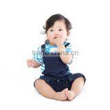 100% Cotton British Style Kids Romper Suit Stripe Gallus Infant Romper Toddlers Clothing Newborn Baby Romper thumbnail-1