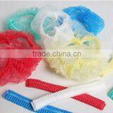 Disposable PP 14g/m2 Non Woven Mob Caps 18" 19" 20" 21" 24" Double Elastic Latex Free