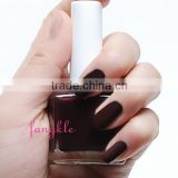 Hotselling Pure black matte nail polish 12ml