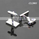 Fashion Men Black Desing Business Gentlemen Luxury Enamel Number 007 Engraved Metal Custom Made Cufflinks thumbnail-6