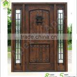 20mins-90mins External Fire Mahogany Solid Wood Door Double Door for Villa & Commercial Glazed Fire Door thumbnail-2