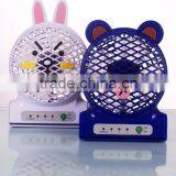 cooling desk fan with dual motor strong wind mini size,cute bear fan