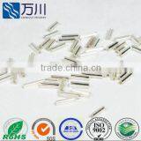 2014 New Silver Lined Glass Bugles for Women's Dress Accessories