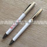 Wholesale Factory direct sale price Pearl White advertising ballpoint pen