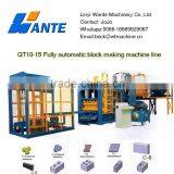 2015 CHINA BLOCK MACHINE QT10-15 Italy Automatic Concrete Block Making Machine