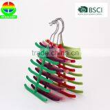 Standby Velvet Flocked Tie Organizers Gentlemen Custom Suit Hangers thumbnail-1