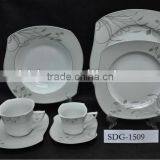 Fine Silver 20pcs S-shape Dinnerware Set