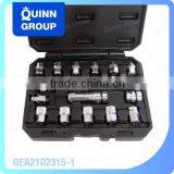 15-PC 3/8" Dr. (19 mm Hex) Professional CR-V Pass-Through Socket Tool Kit