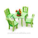 3D Assembling Mini Furniture Dining Table And Chair Set Wooden Toy DIY Toy thumbnail-2