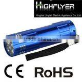 Multicolor 9 LED Torch Flashligjht for Gift Best Seller Good Quality LFL231-9T thumbnail-1