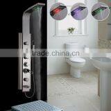 China Supplier LED 304 Stainless Steel Column Set Shower Panel Y-002 Quality Choice thumbnail-2