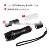 XML T6 Water Resistant Camping Torch Adjustable Focus Zoom Tactical Flashlight thumbnail-5